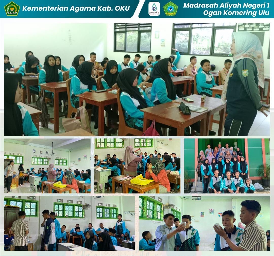 MAN 1 OKU dan Puskesmas Sukaraya Gelar Pemeriksaan Kesehatan Gratis untuk Siswa
