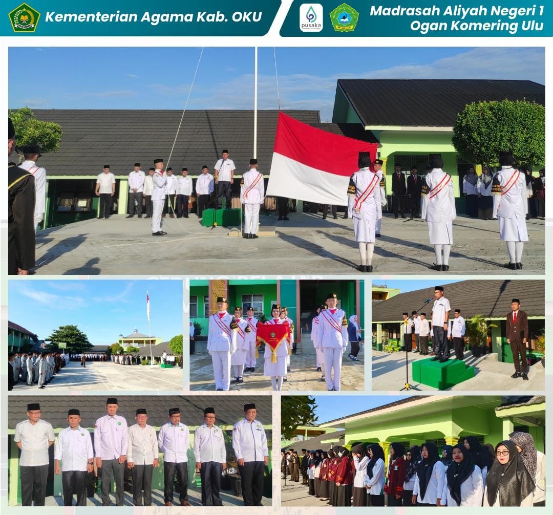 UPACARA SENIN DI MAN 1 OKU: MOMENTUM DISIPLIN DAN KEBERSAMAAN