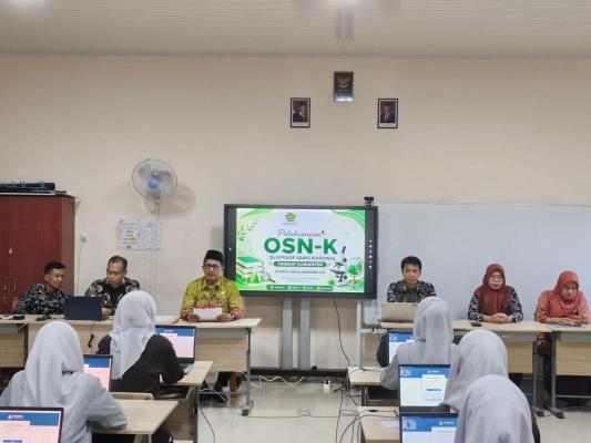 Kepala MAN 1 OKU Resmi Buka Pelaksanaan OSN-K 2026 Jenjang SMA/MA