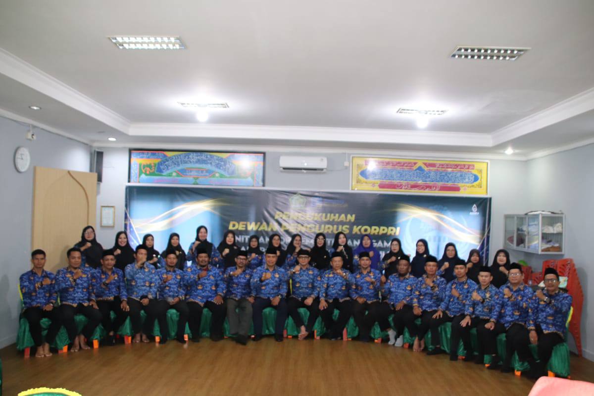 39 ASN Kemenag OKU Ikuti Pelantikan Dewan Pengurus KORPRI Secara Virtual