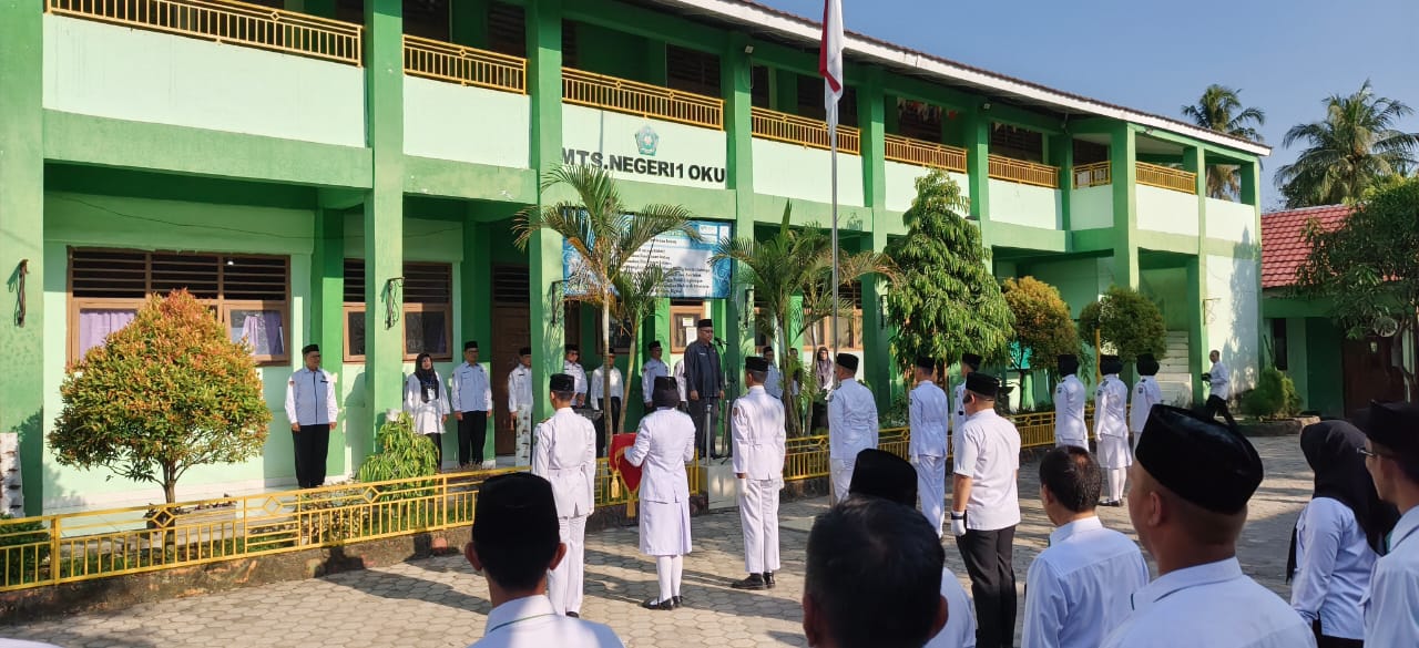 Paskibra MAN 1 OKU Sukses Bertugas pada Upacara Peringatan Hari Lahir Pancasila Tahun 2026